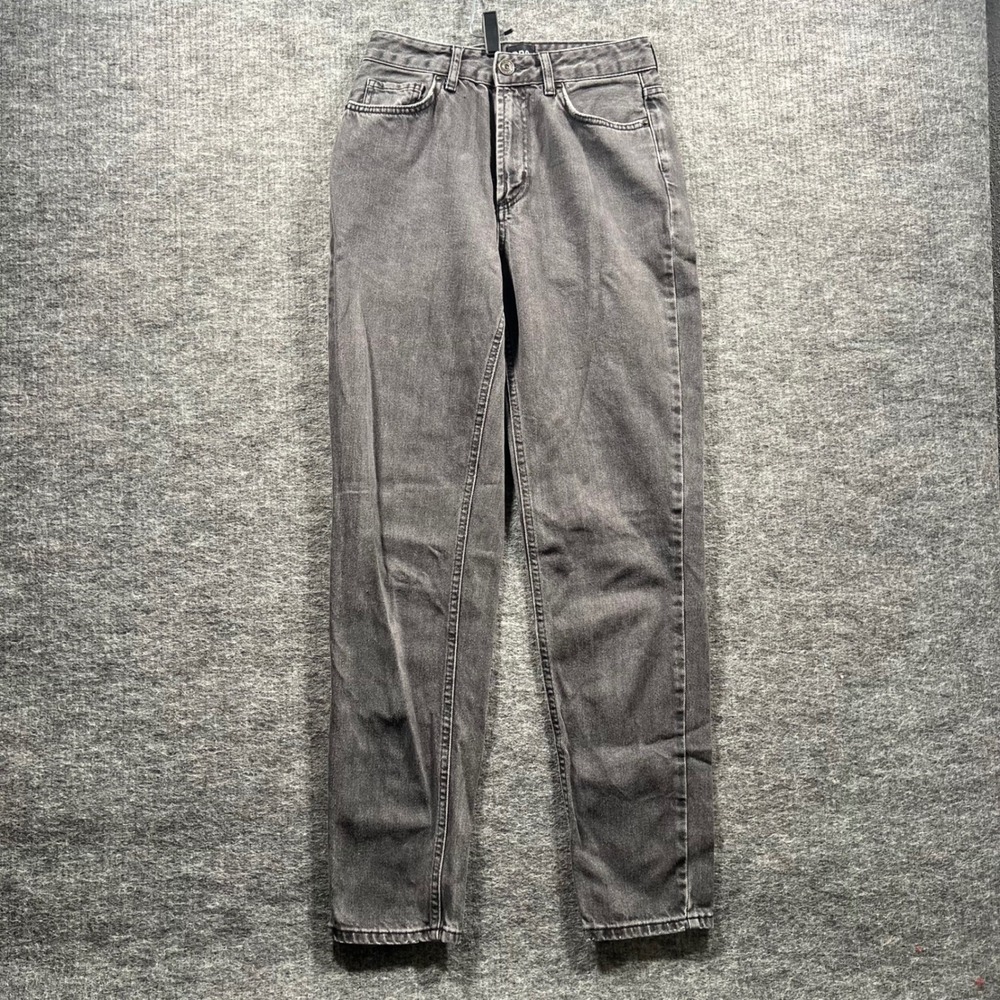 BDG Urban Outfitters Mom Jeans W26 Faded Black High Rise Tapered Denim Pants